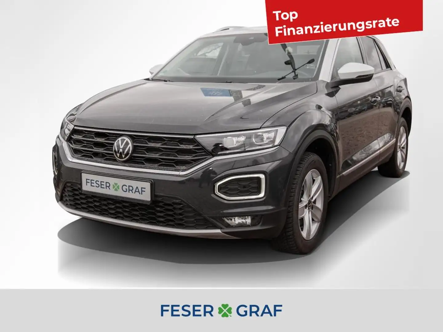 Volkswagen T-Roc 1.5 TSI Style DSG AHK/ACC/LED/NAVI/ParkLenk Grau - 1