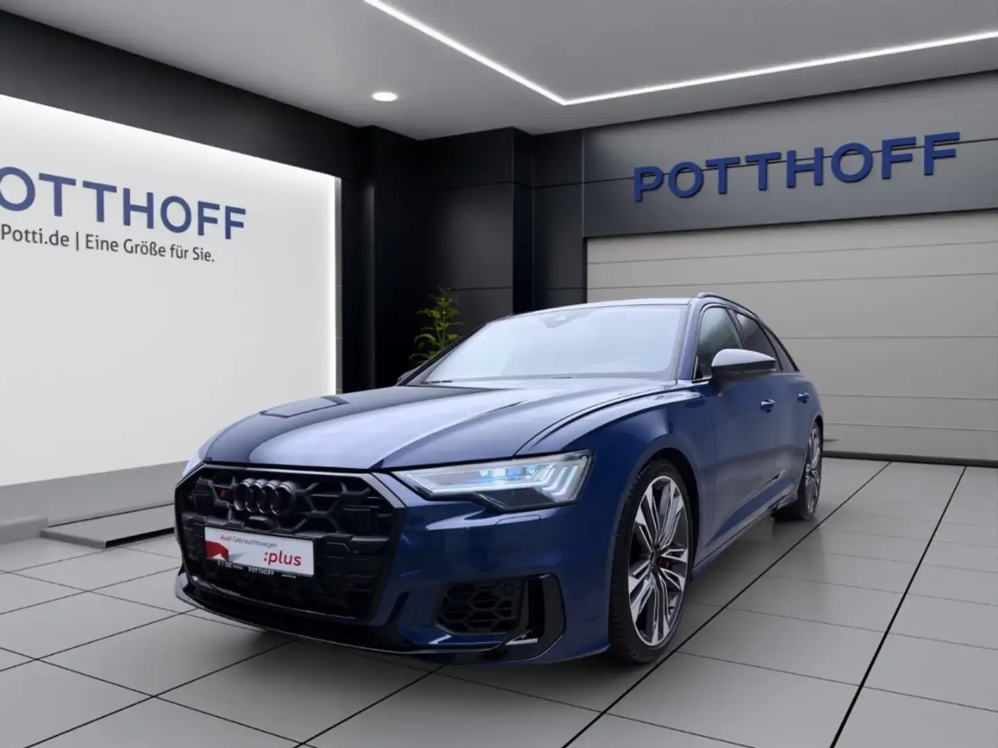 Audi S6 Avant Q STANDHZG AHK HD-MATRIX NAVI B&O Blau - 1
