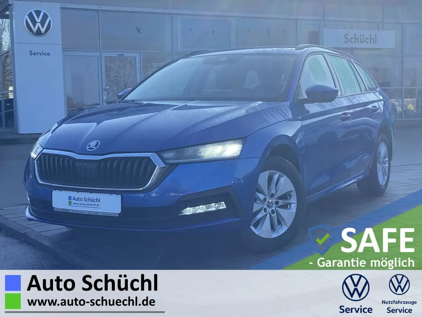 Skoda Octavia Combi 2.0 TDI DSG NAVI-COLUMBUS+LED+AHK+ Blau - 1