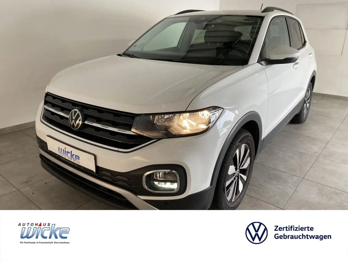 Volkswagen T-Cross 1.0 TSI Move NAVI KLIMA LM LANE ASSIST PDC Weiß - 1