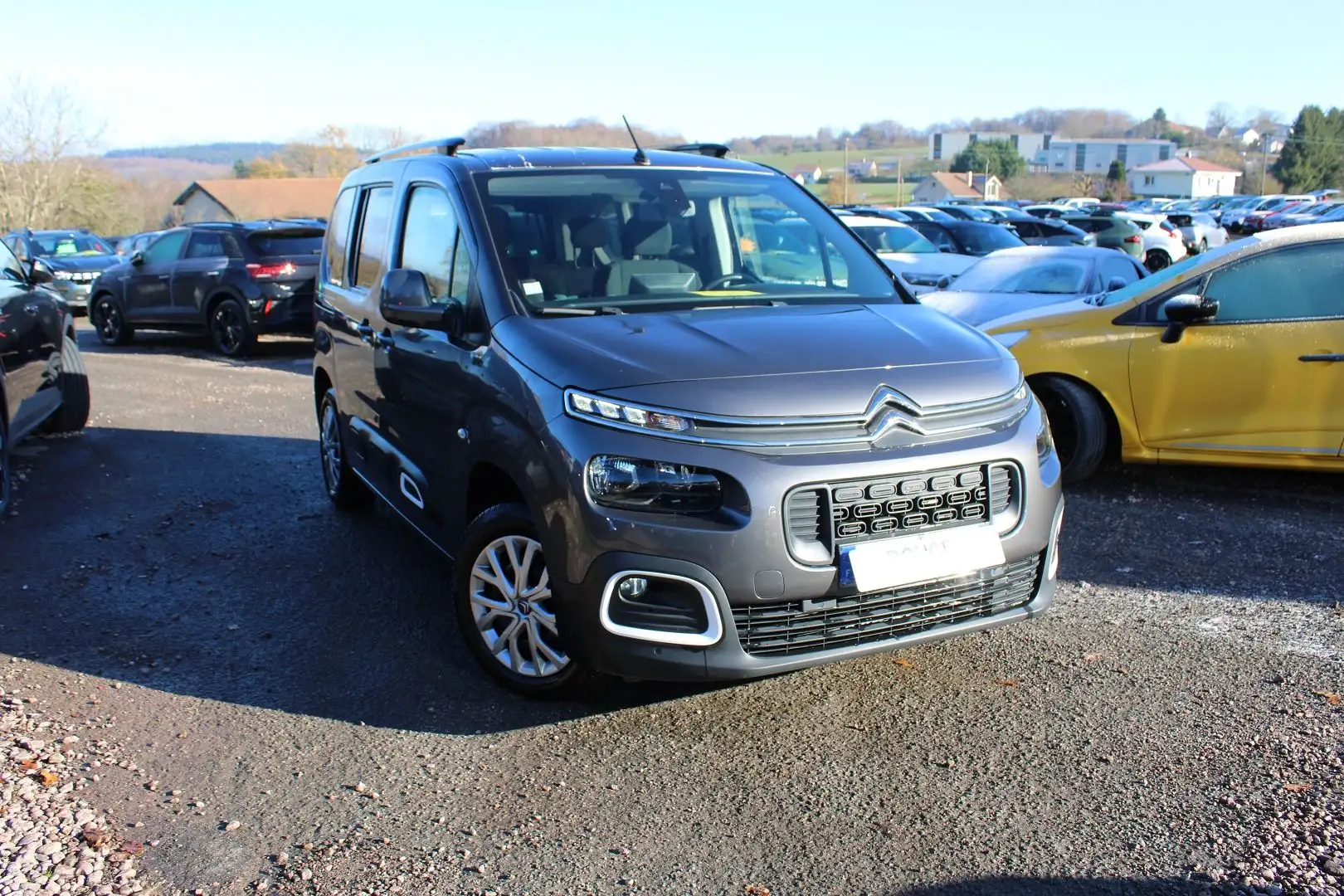 Citroen Berlingo FEEL 3 PLACES 1L5 BLUEHDI 100 FEEL GPS RÉGULATEUR BLUETOOTH USB CAMÉRA ATTELAGE Noir - 1