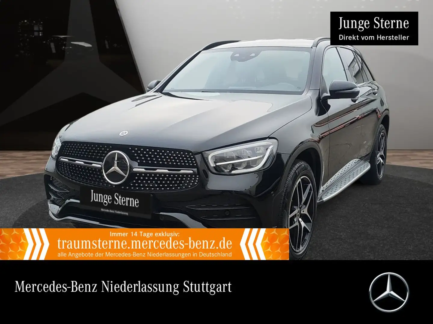 Mercedes-Benz GLC 300 de 4M AMG+NIGHT+AHK+LED+FAHRASS+KAMERA+9G Schwarz - 1