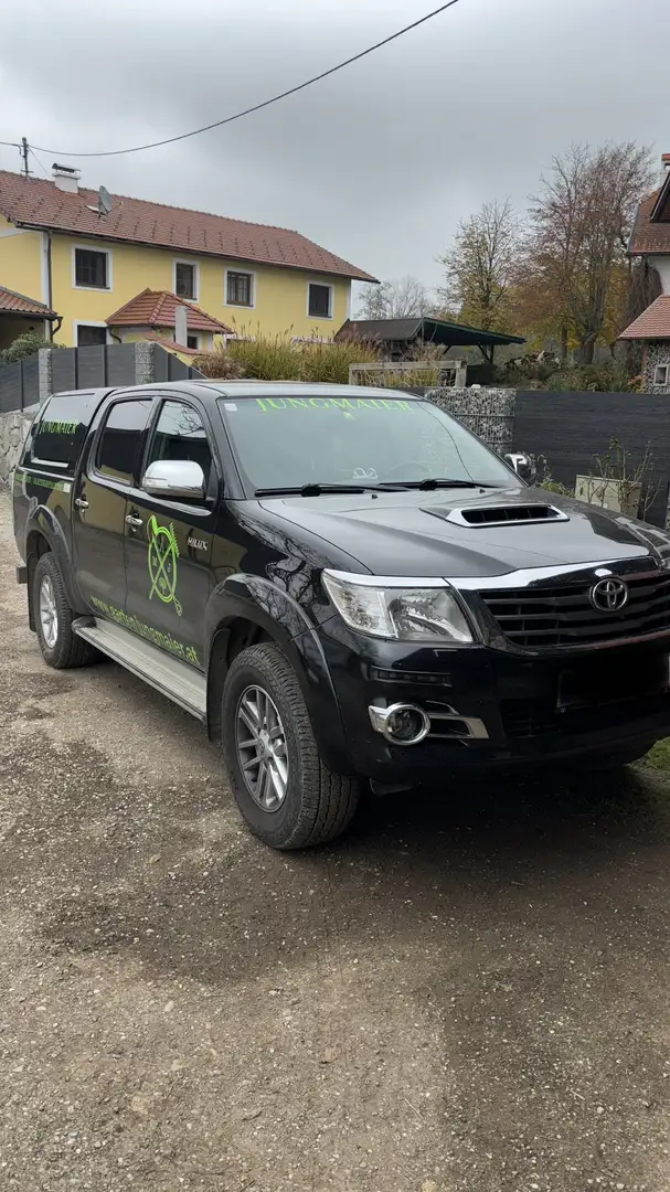 Toyota Hilux Doppelkabine 3,0 D-4D 1 Noir - 1