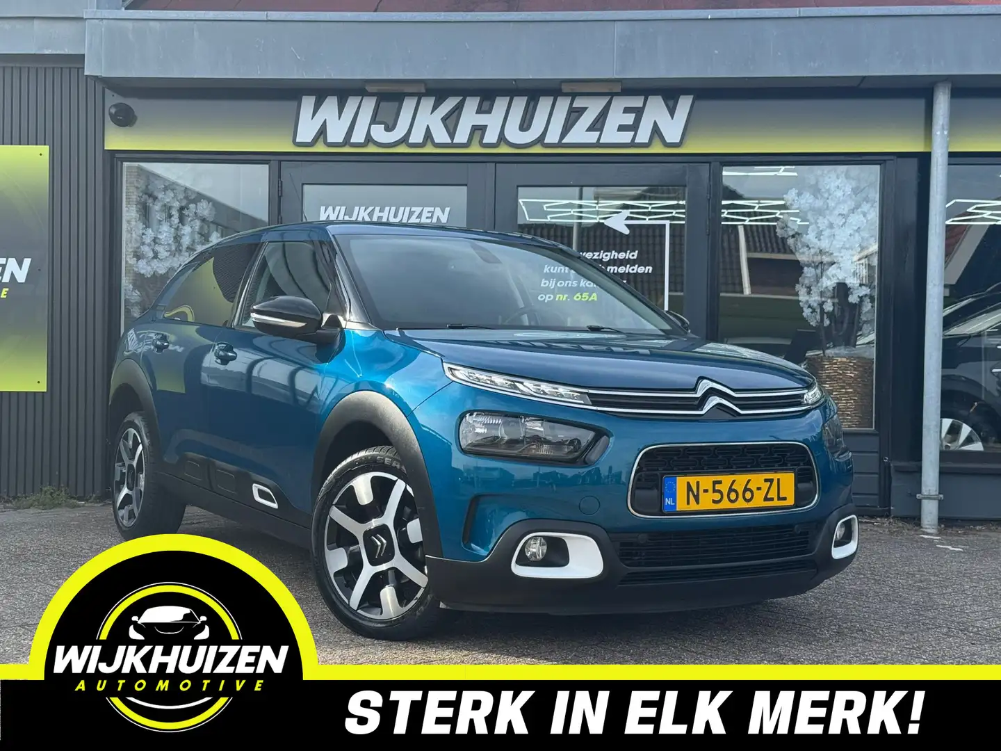 Citroen C4 Cactus 1.2 PureTech Origins met Led !!! Navigatie !!! Cru Blauw - 1