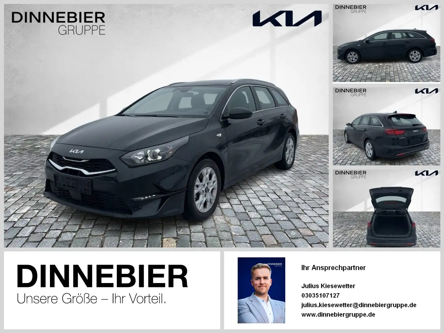 Kia Ceed SW / cee'd SW CEED Sportswagon 1.5T Vision Kamera+Navi+SHZ Noir - 1