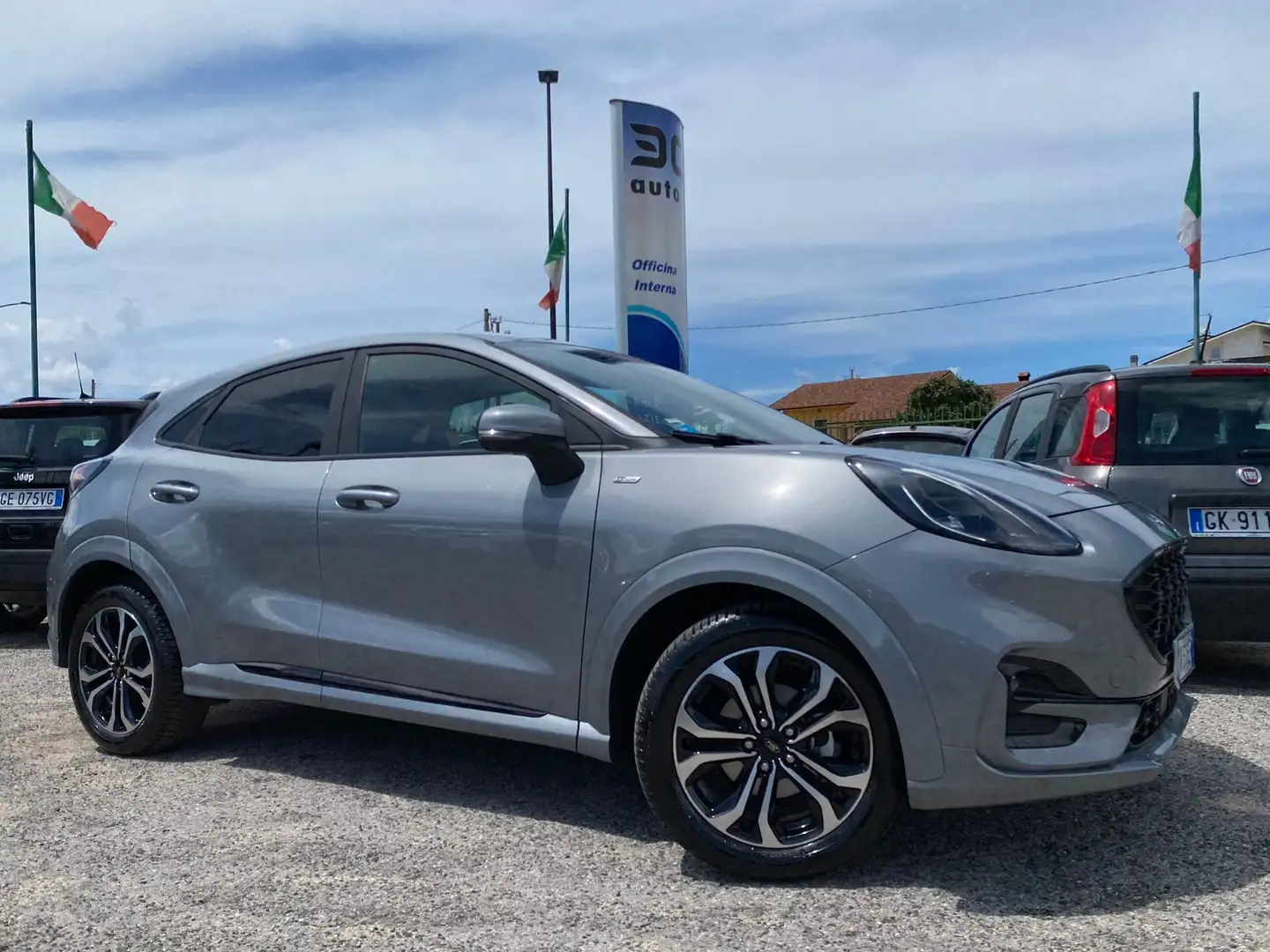 Ford Puma 1.0 ecoboost Hybrid 125cv ST-Line, VETTURA AZIEND. Grigio - 1