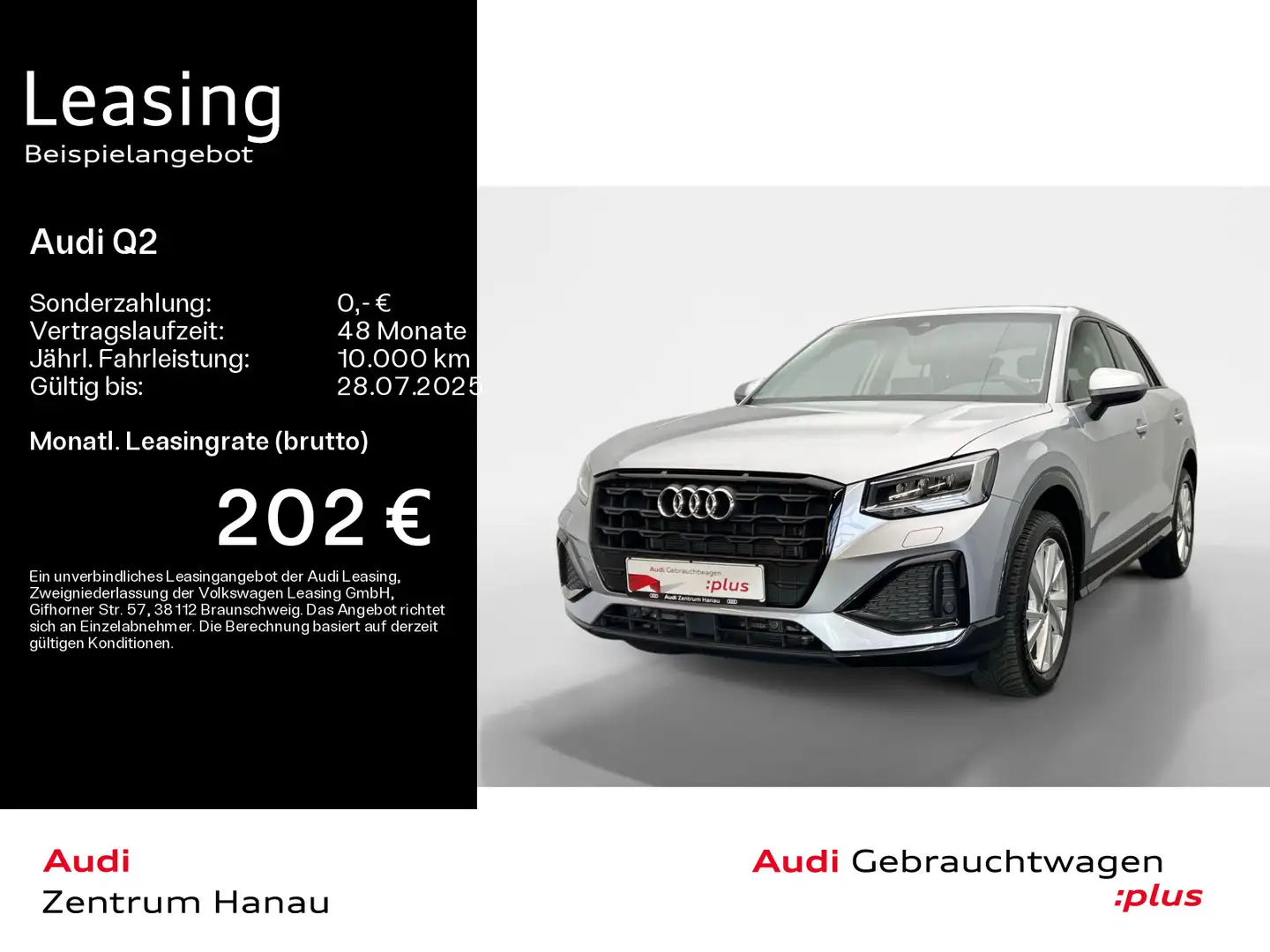 Audi Q2 35 TFSI advanced*LED*VIRTUAL*NAVI-PLUS*17ZOLL Argento - 1