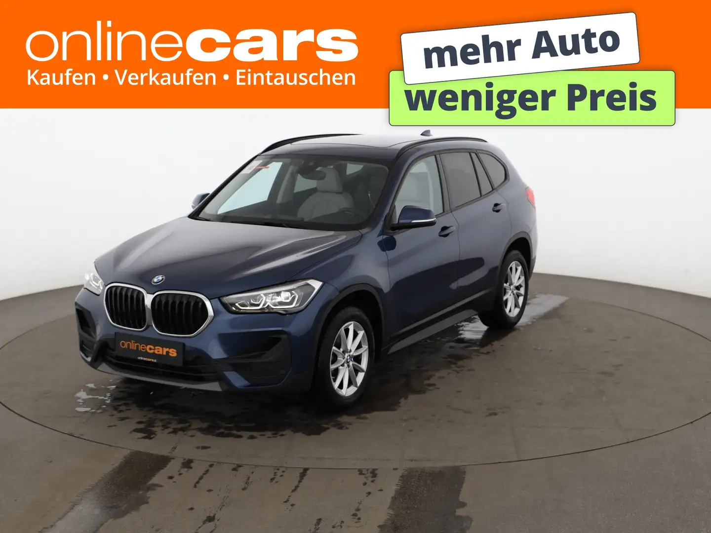 BMW X1 sDrive18d Advantage Aut LED SKY LEDER NAVI Blau - 1