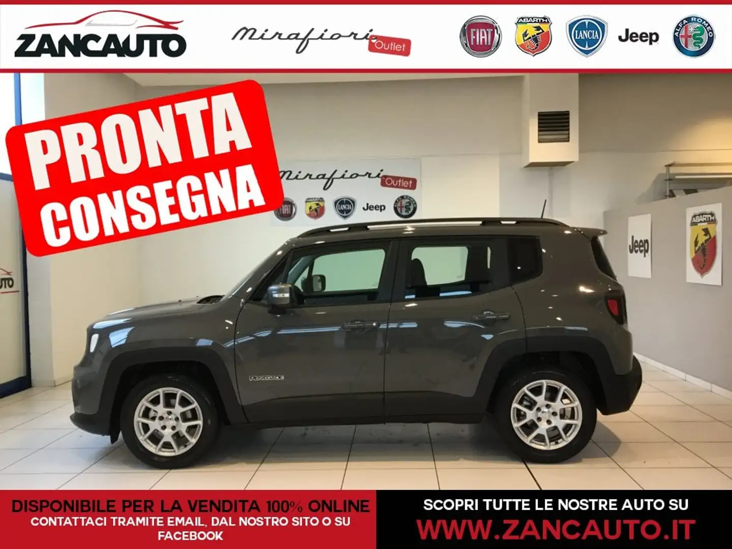Jeep Renegade MY21 1.3 Limited Grau - 1