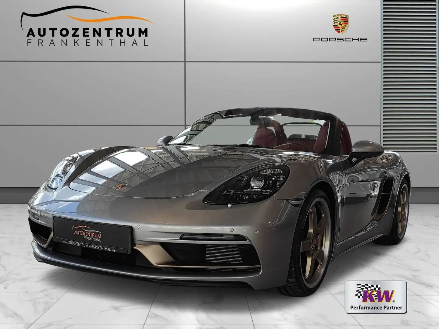 Porsche Boxster 718 25 Jahre 1.678KM COLLECTOR EXCELLENT CONDITION Silber - 1