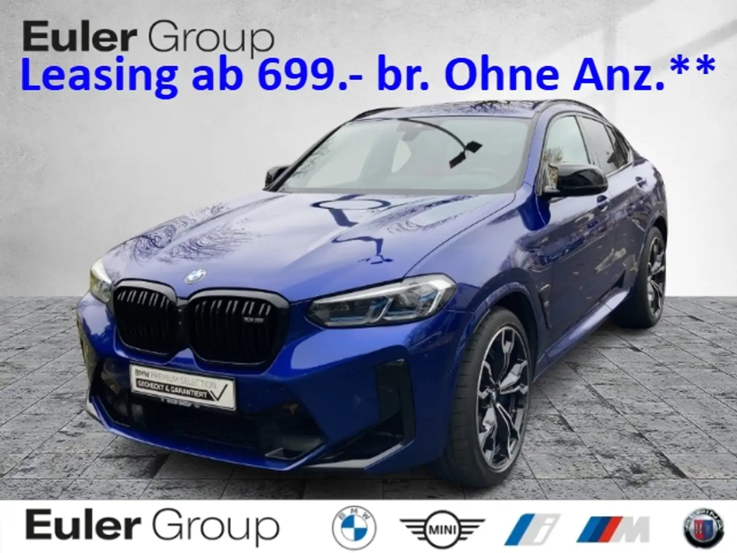BMW X4 M Comp. Pano 21'' PA+ DA Laser HiFi UPE 116.380.- br Blau - 1