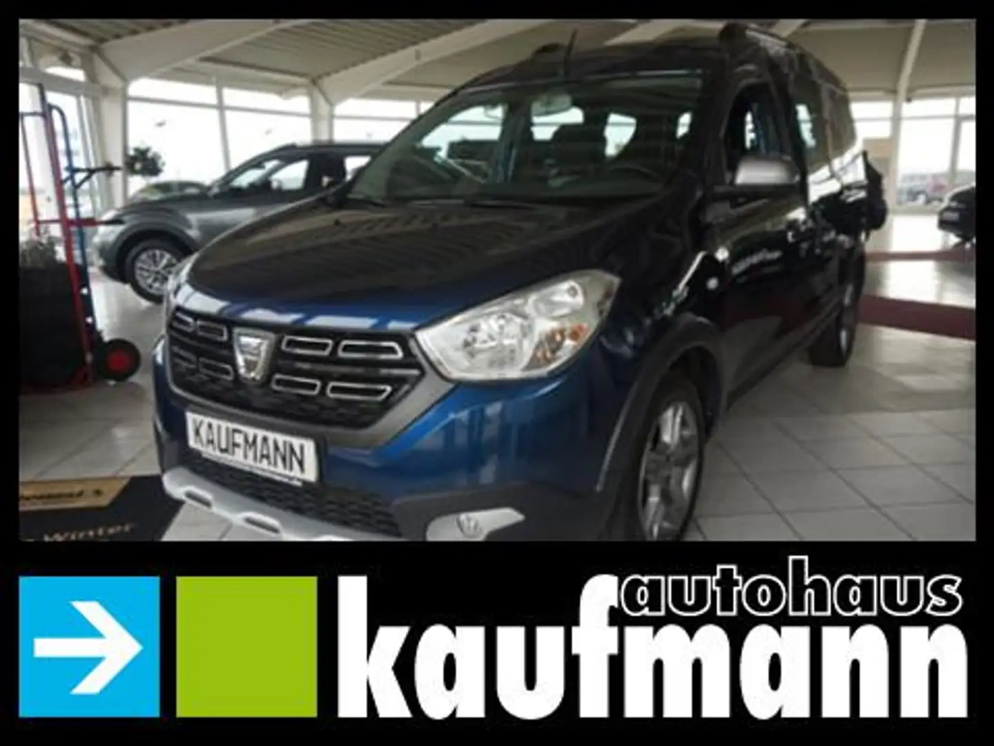 Dacia Dokker DOKKER 1.6 100 SCE STEPWAY  NAVI PDC KAMERA AHK Bleu - 1