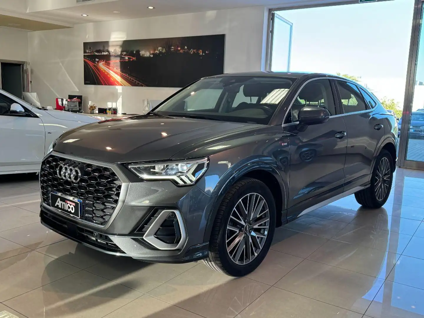 Audi Q3 SPB 2.0 TDI 150CV quattro S-LINE Solo 78.000km Gris - 1