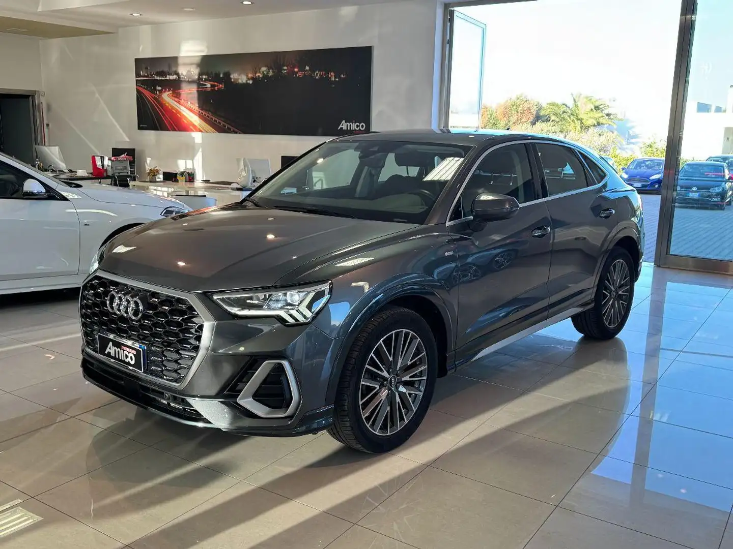 Audi Q3 SPB 2.0 TDI 150CV quattro S-LINE Solo 78.000km Gris - 2