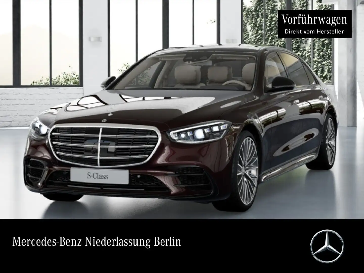 Mercedes-Benz S 600 S 580 L 4M AMG+NIGHT+PANO+360+DIGITAL-L+FAHRASS+3D Rood - 1