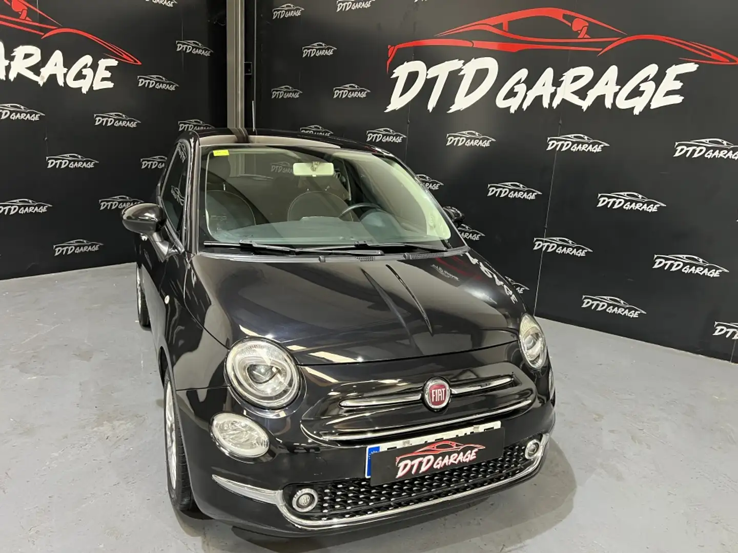 Fiat 500 Pequeño Automático de 3 Puertas Noir - 1