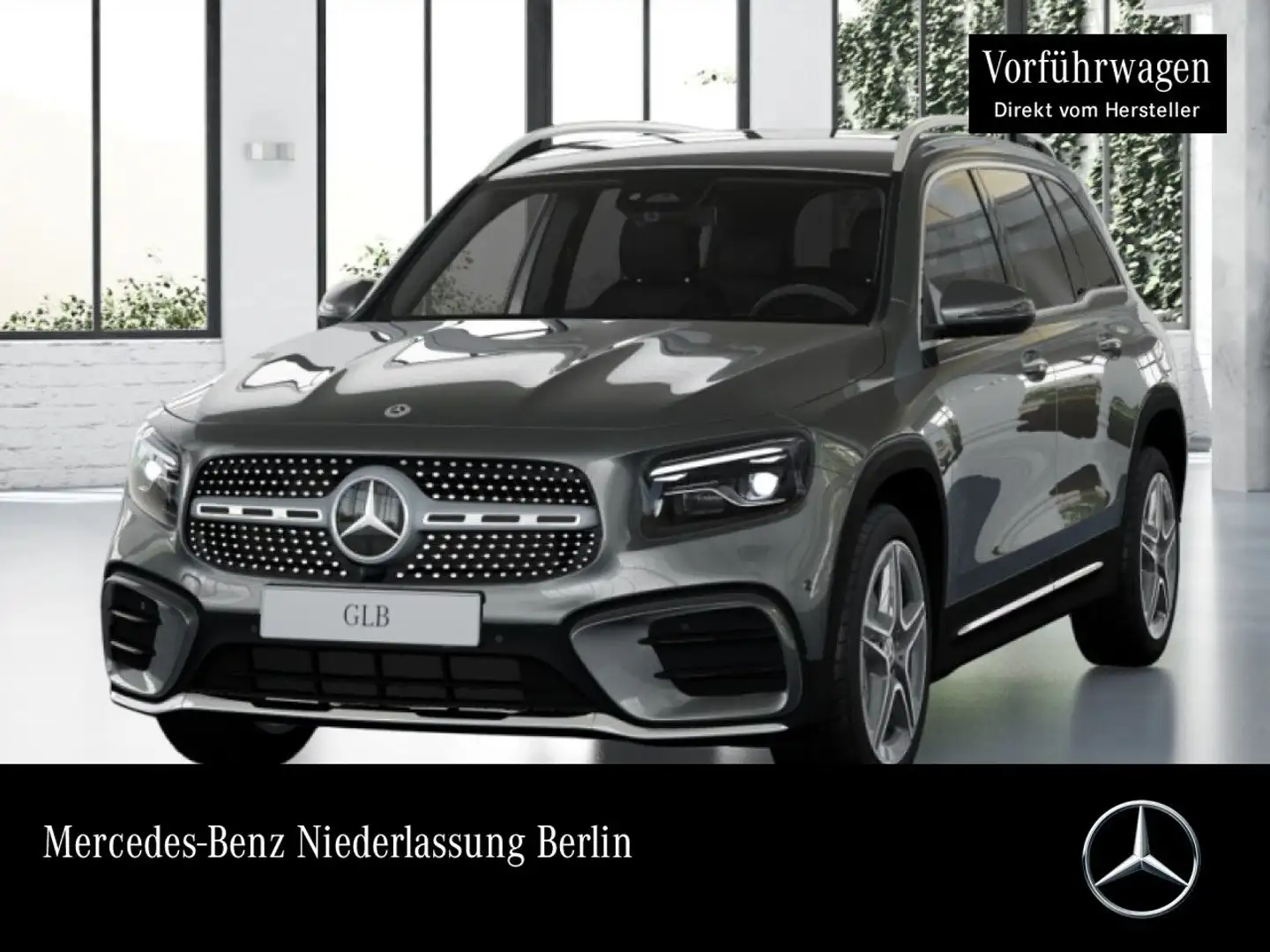 Mercedes-Benz GLB 200 AMG+360°+AHK+MULTIBEAM+TOTW+KEYLESS+7G Grau - 1