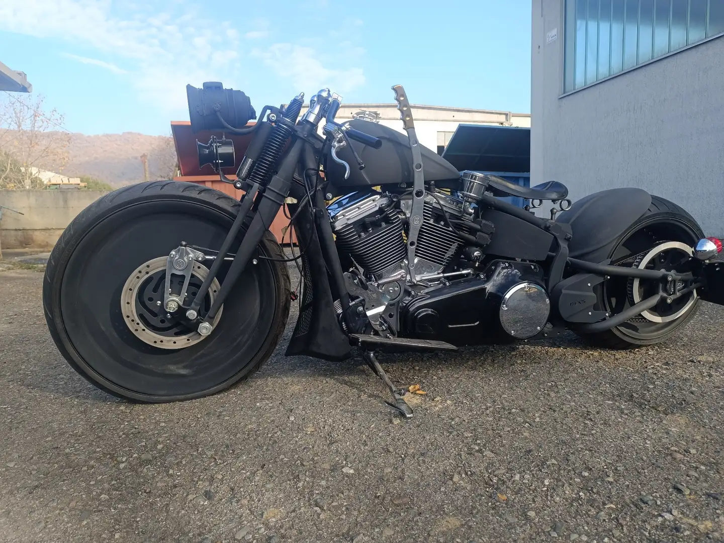 Harley-Davidson Softail Special Bike 330 fat tire Black - 1