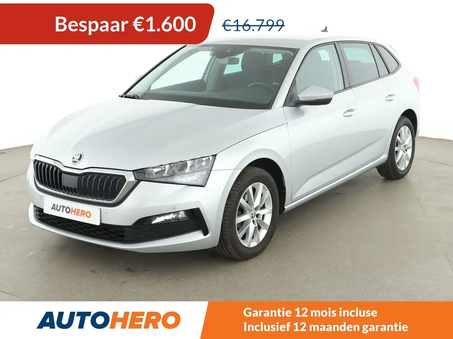 Skoda Scala 1.0 TSI Ambition Gris - 1