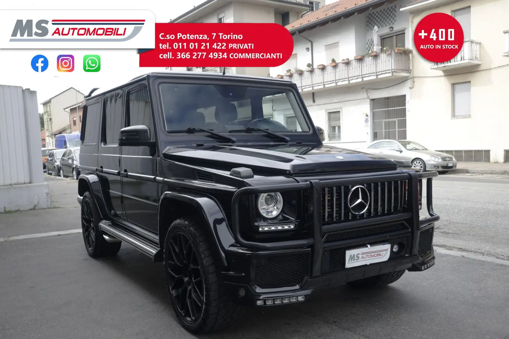Mercedes-Benz G 350 G 350 BlueTEC S.W. Lunga Unicoproprietario Black - 1