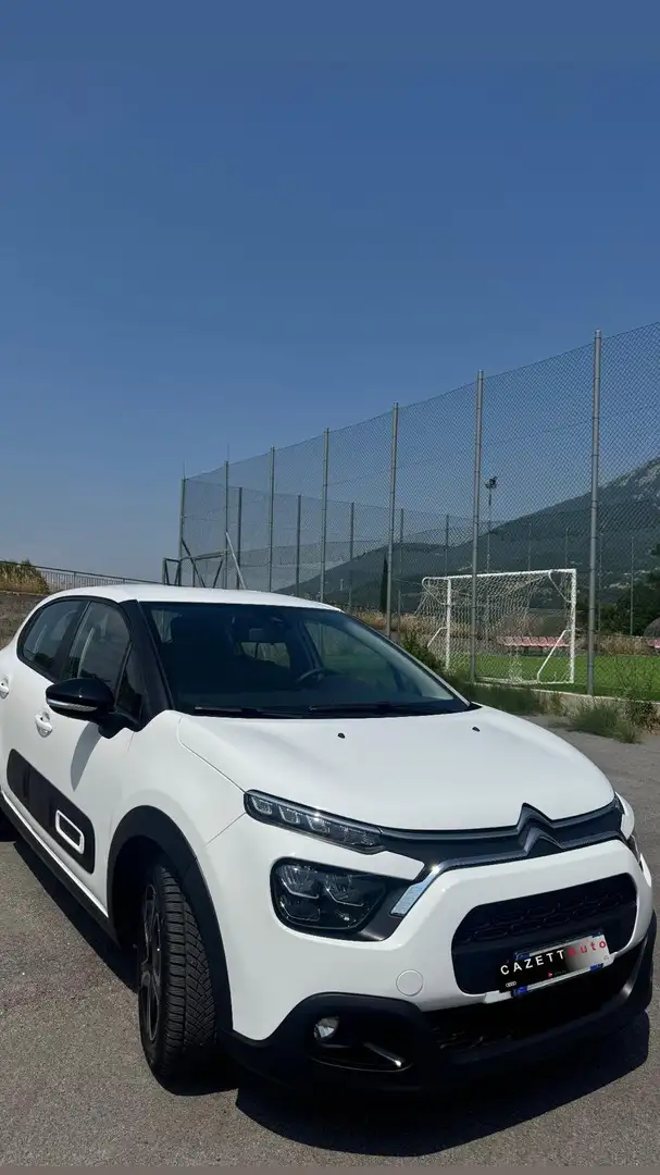 Citroen C3 C3 III 2017 1.5 bluehdi Shine Pack s Blanc - 2