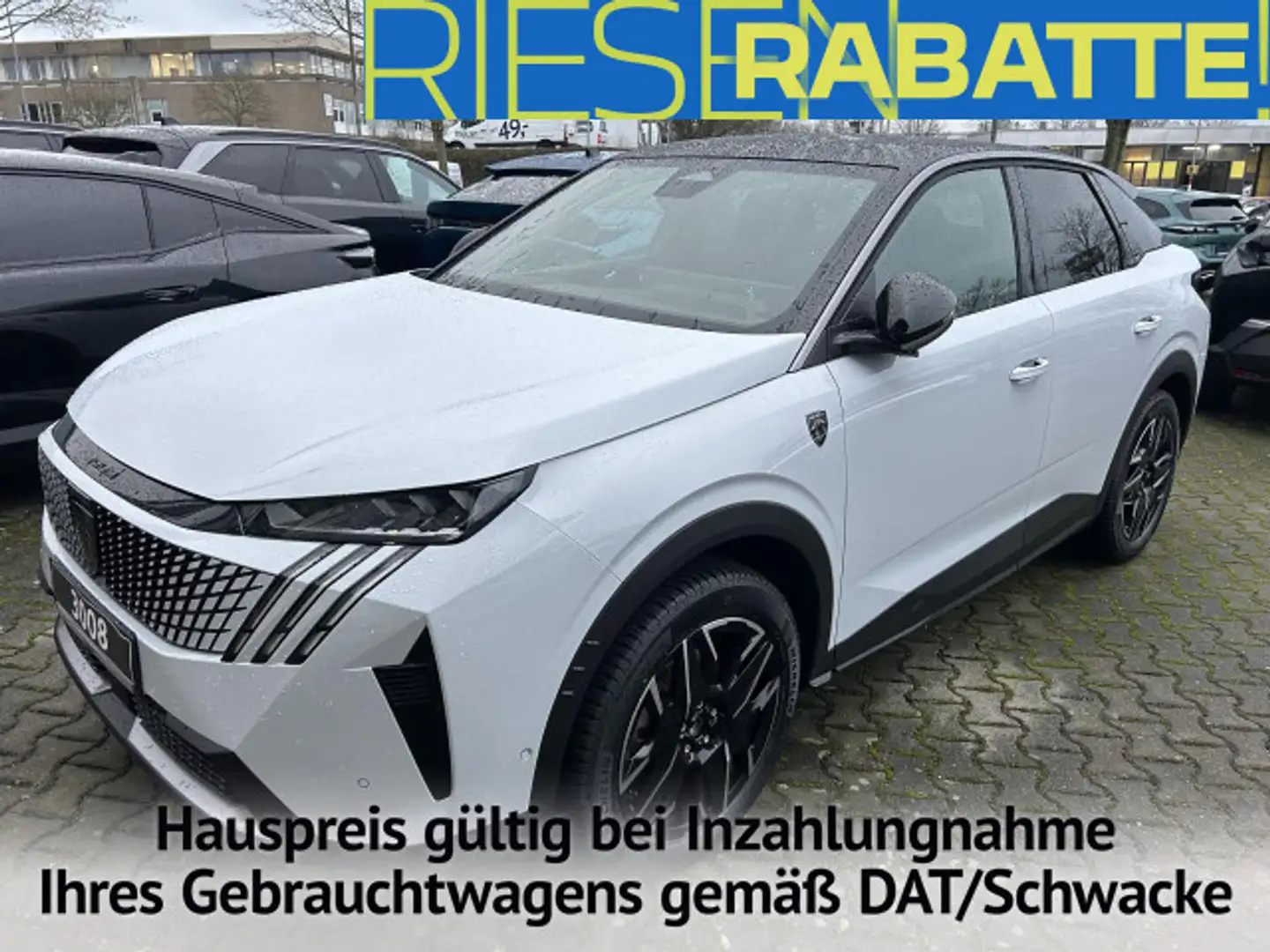Peugeot 3008 Neuer GT HYBRID Navi / R-Kamera / Elekt. Heck Weiß - 1