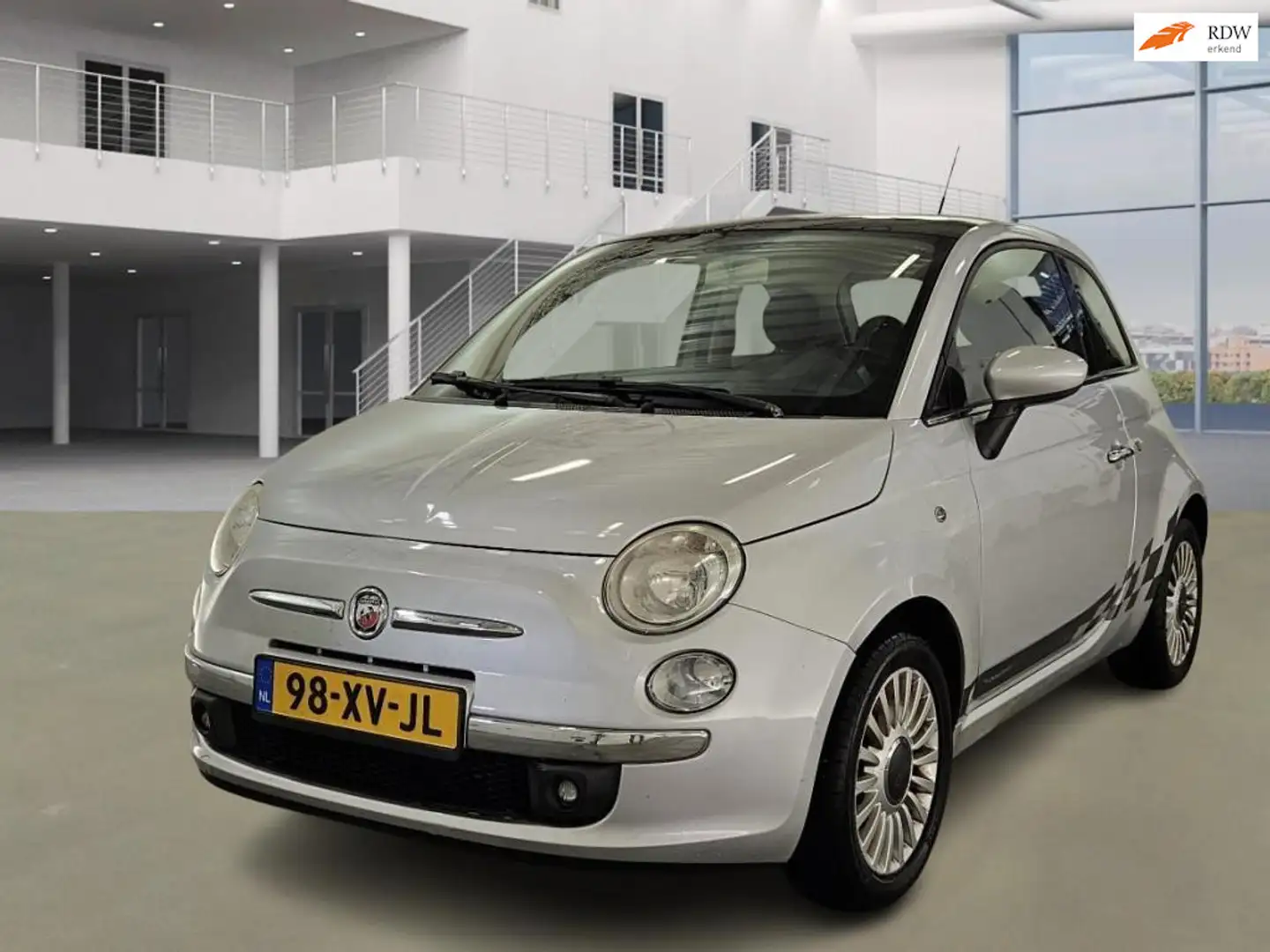 Fiat 500 1.4-16V Pop AIRCO PANORAMA SPORTLOOK Grijs - 1