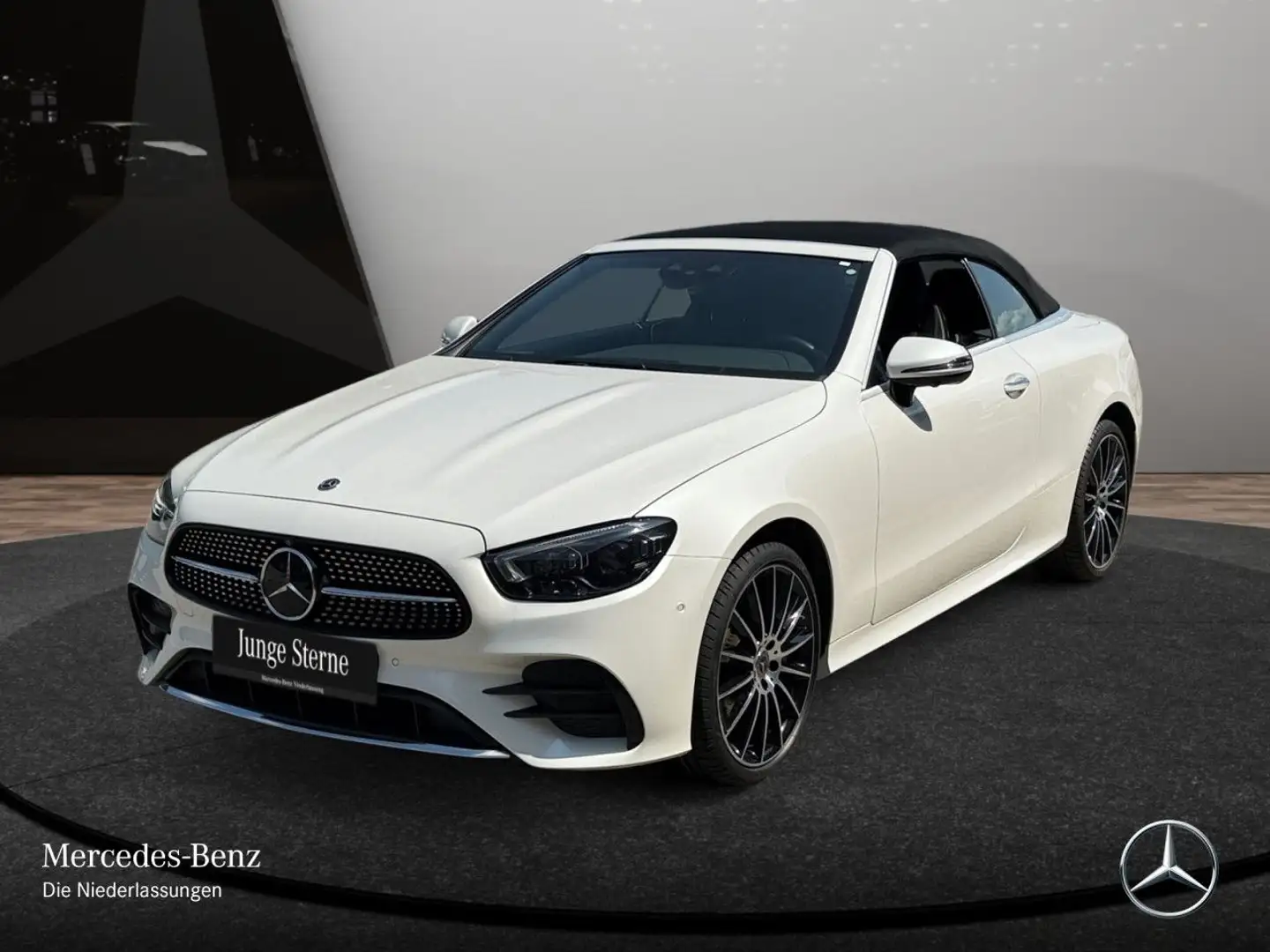 Mercedes-Benz E 450 Cabrio 4M AMG+360+MULTIBEAM+FAHRASS+20"+9G Weiß - 2