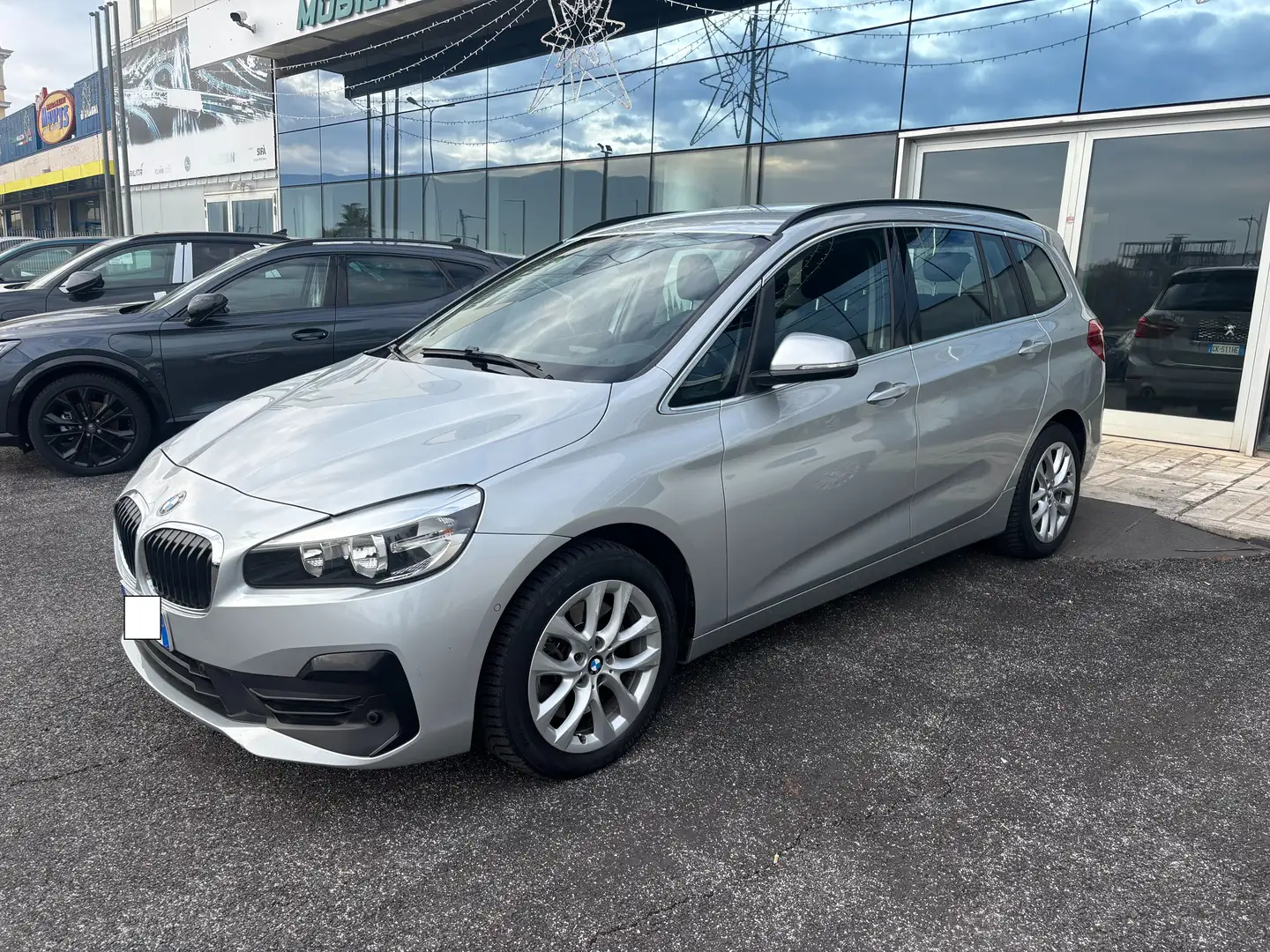 BMW 218 Gran Tourer 218d xdrive Luxury auto 7pti Argent - 1