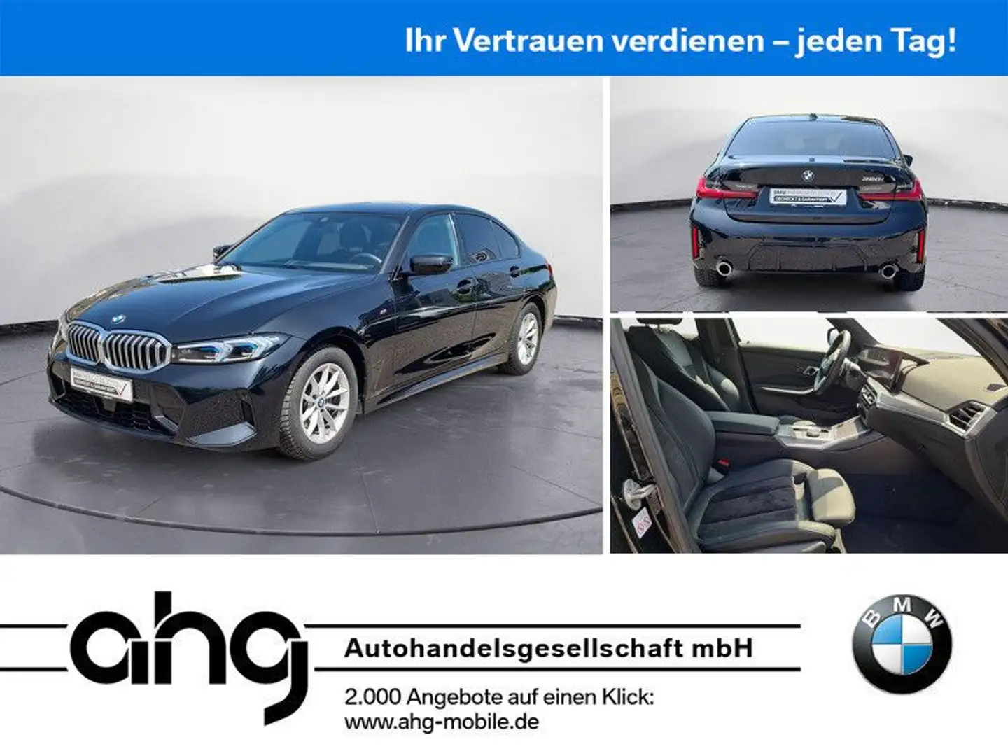 BMW 320 iA Limousine M Sport ACC HIFI-System Sportsit Schwarz - 1