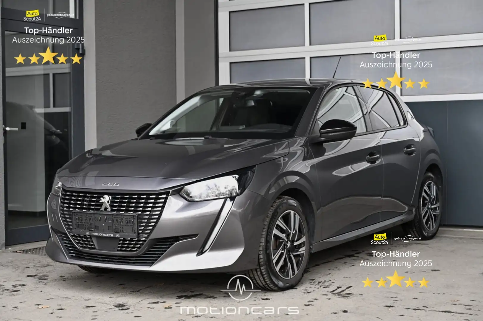 Peugeot 208 1.2 PureTech 100 Allure Pickerl NEU Grau - 1