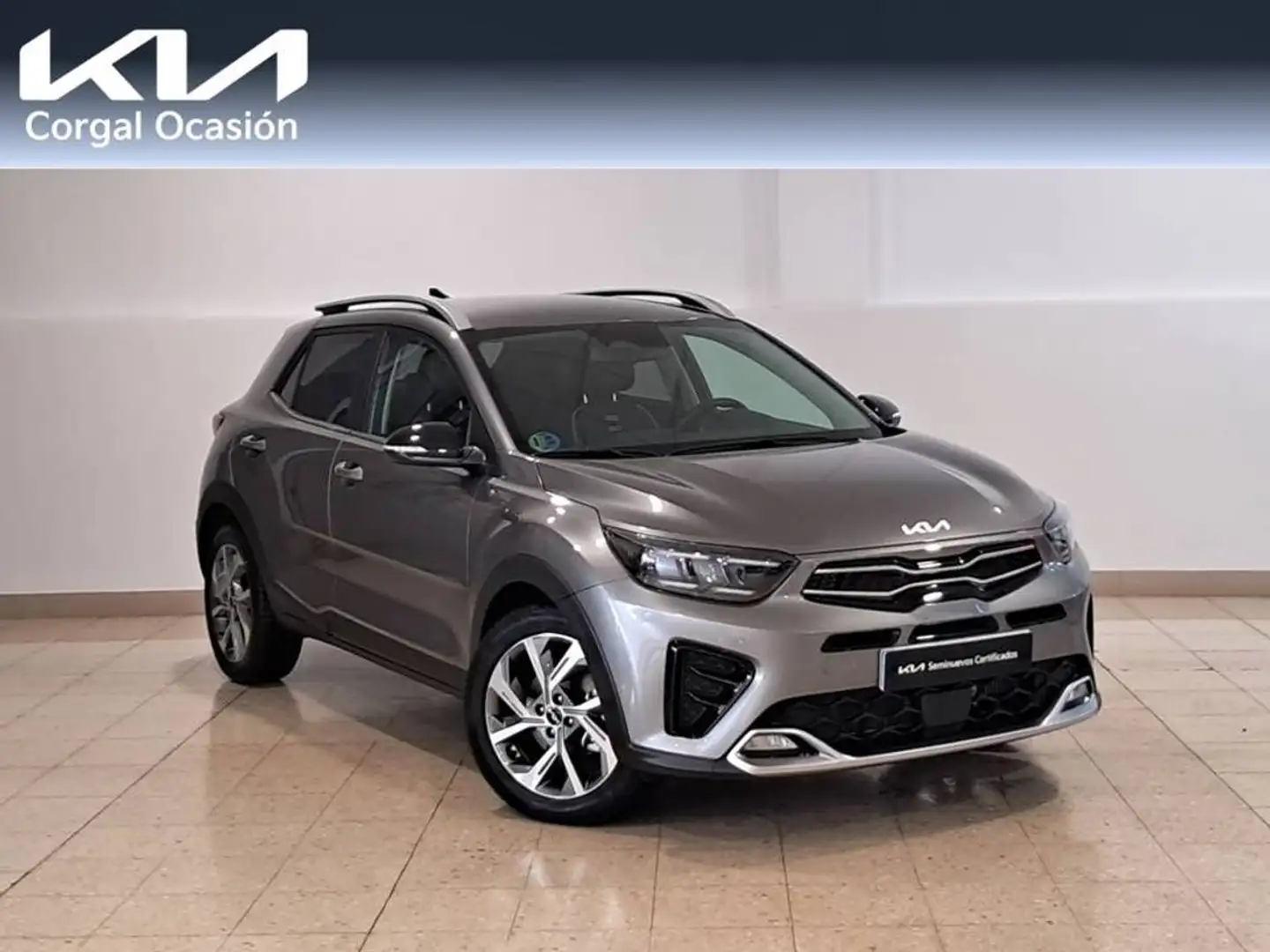 Kia Stonic 1.0 T-GDi MHEV GT Line 100 Gris - 1