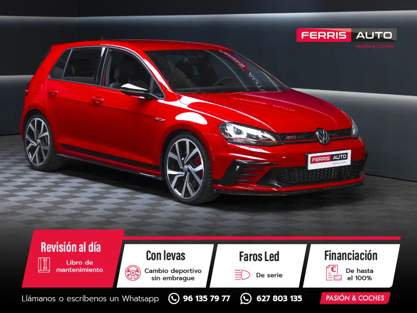Volkswagen Golf GTI 2.0 TSI ClubSport DSG 265 Rojo - 1