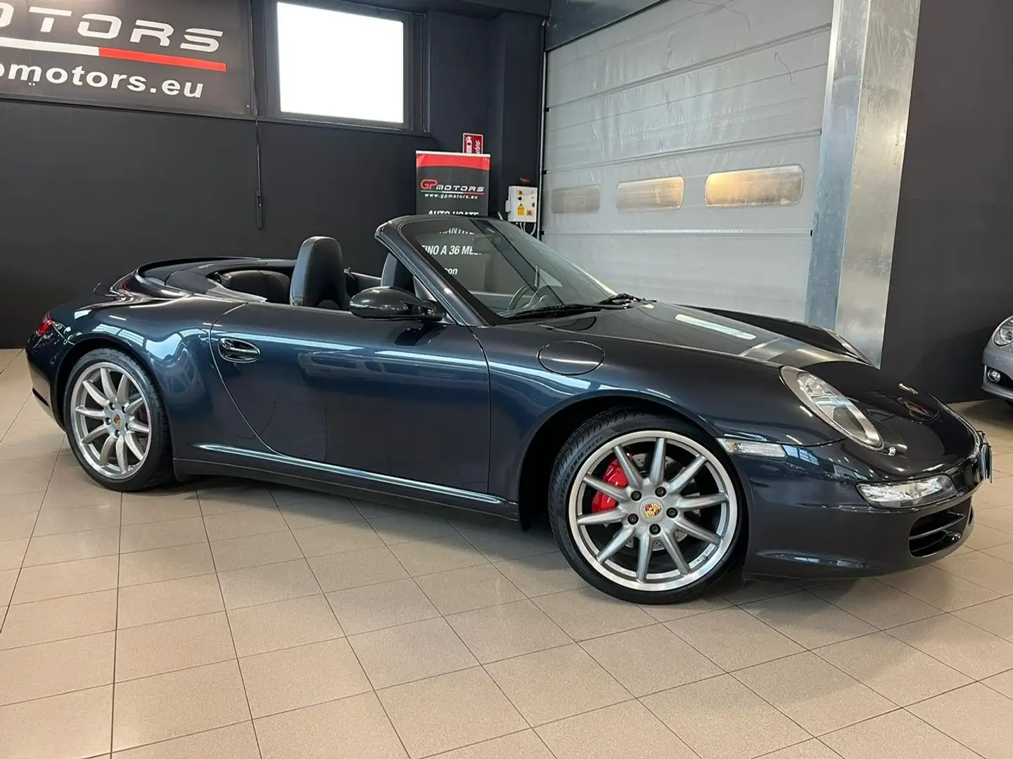 Porsche 997 911 Carrera 4S Cabrio 3.8  MANUALE ! 1PROPRIETARIO Kék - 2