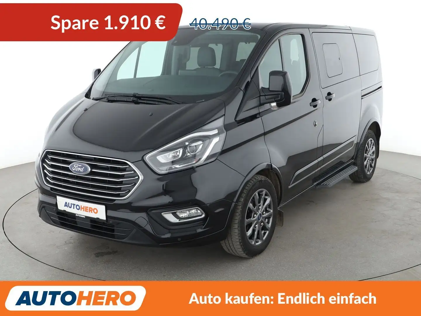 Ford Tourneo Custom 2.0 TDCi L1 Titanium X Aut.*NAVI*BI-XENON*TEMPO* Schwarz - 1