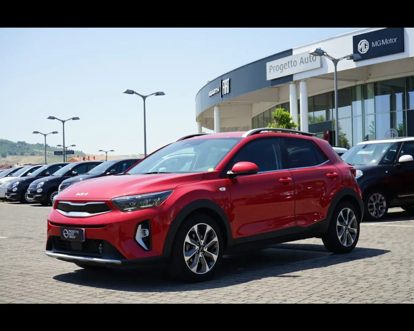 Kia Stonic 1.0 T-GDi MHEV GT Line s/Techno Pack Rosso - 1