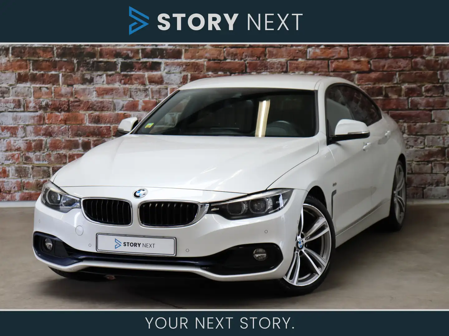 BMW 420 4 Serie Gran Coupé 420i High Executive Sport Line Wit - 1