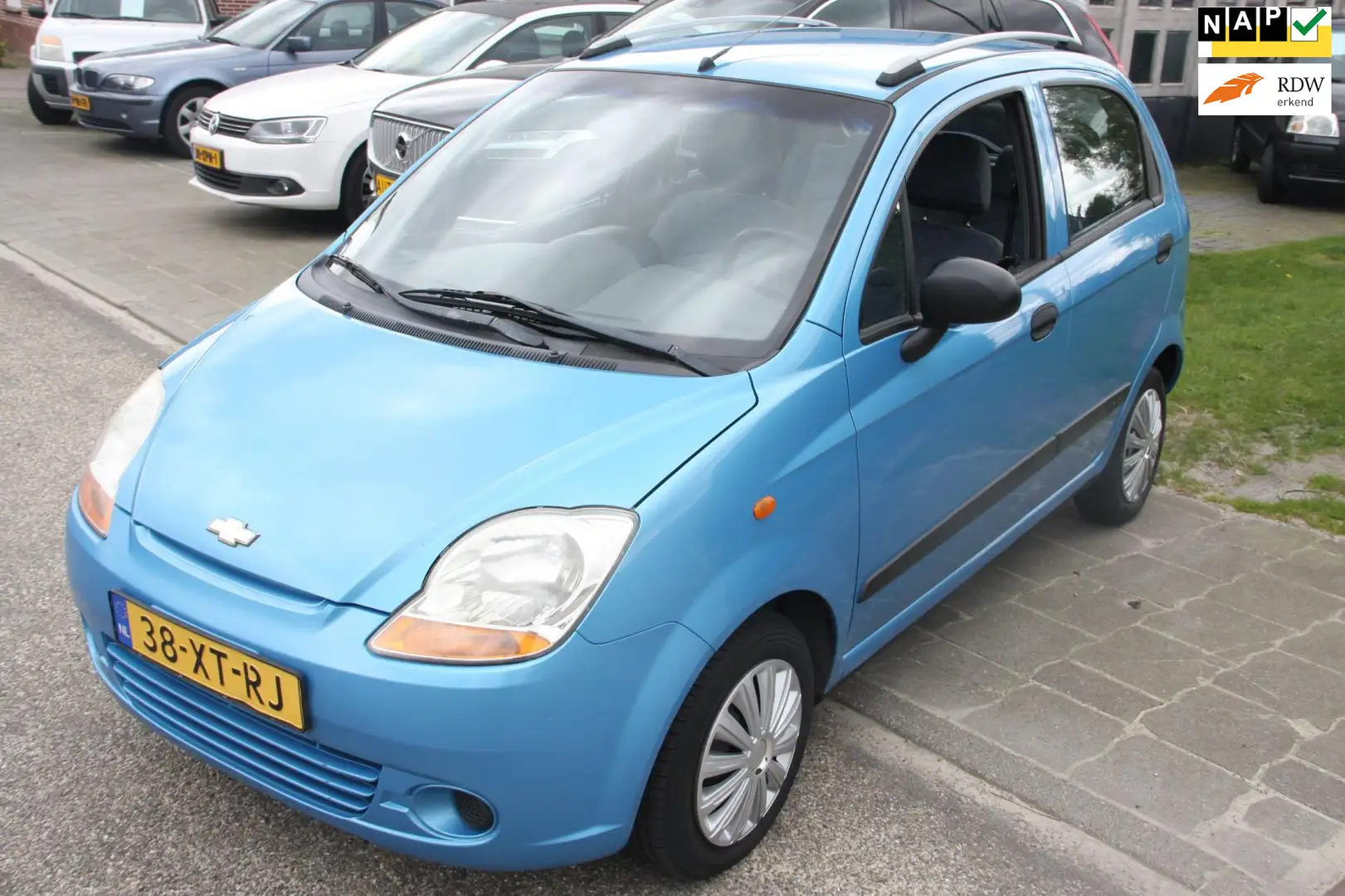 Chevrolet Matiz 0.8 Style airco! Blauw - 1