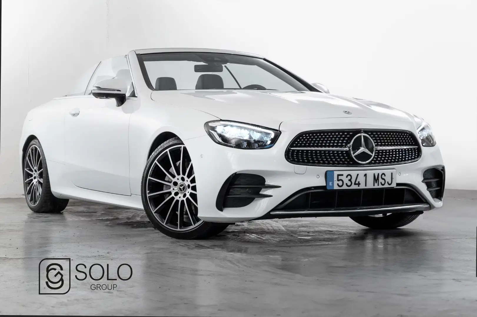 Mercedes-Benz E 220 d Cabrio 9G-TRONIC AMG Line Blanco - 1