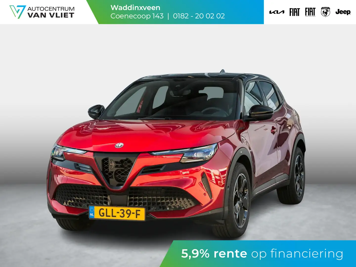 Alfa Romeo Junior Elettrica Speciale 54 kWh | Pack Techno | Clima | Rojo - 1