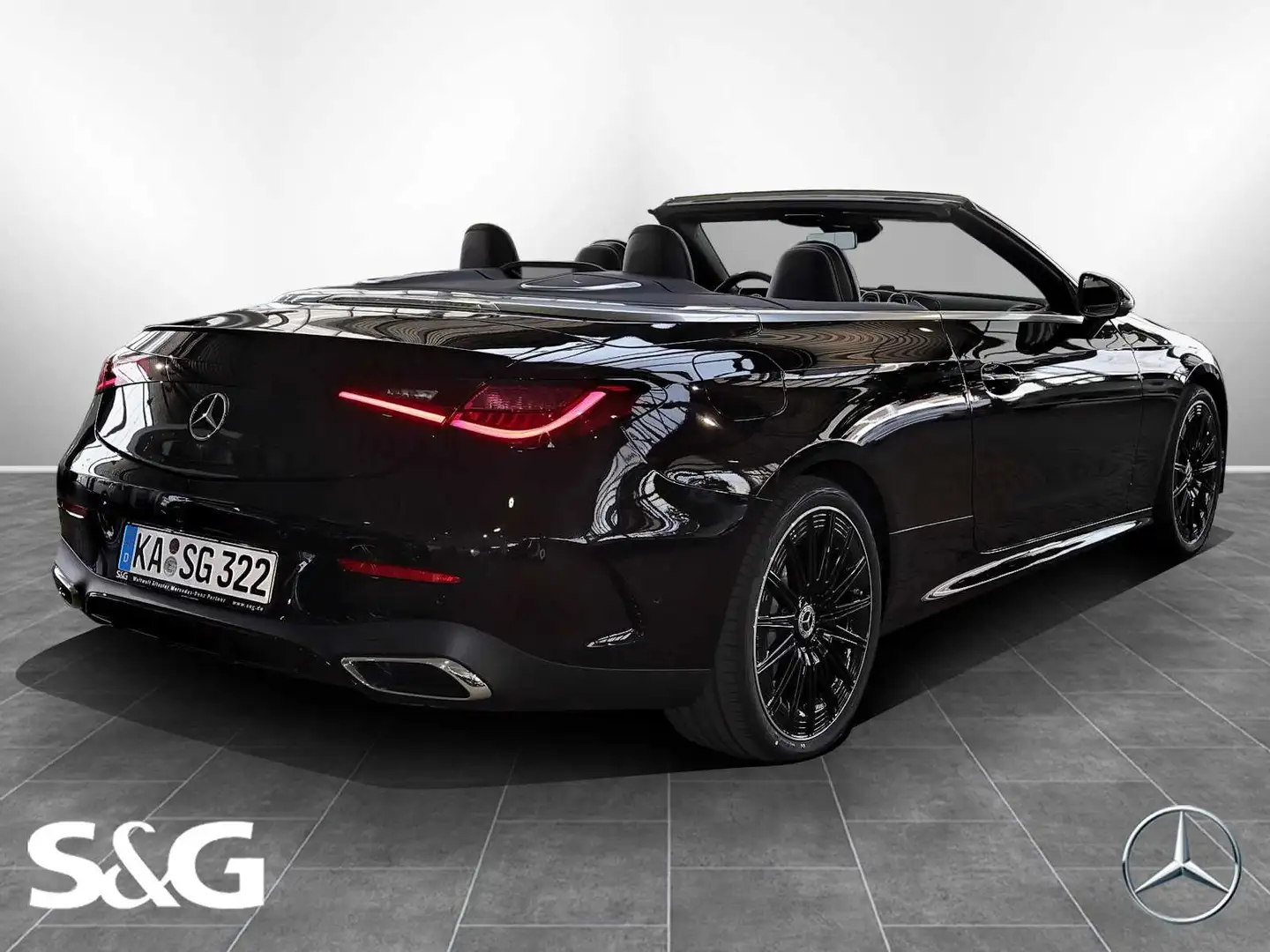 Mercedes-Benz CLE 220 d Cabrio AMG 360°+DIG-LED+AHK+Distronic Schwarz - 2