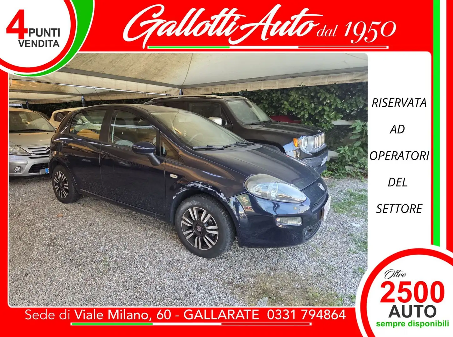 Fiat Punto 0.9 TwinAir Turbo S&S 5 porte Bleu - 1