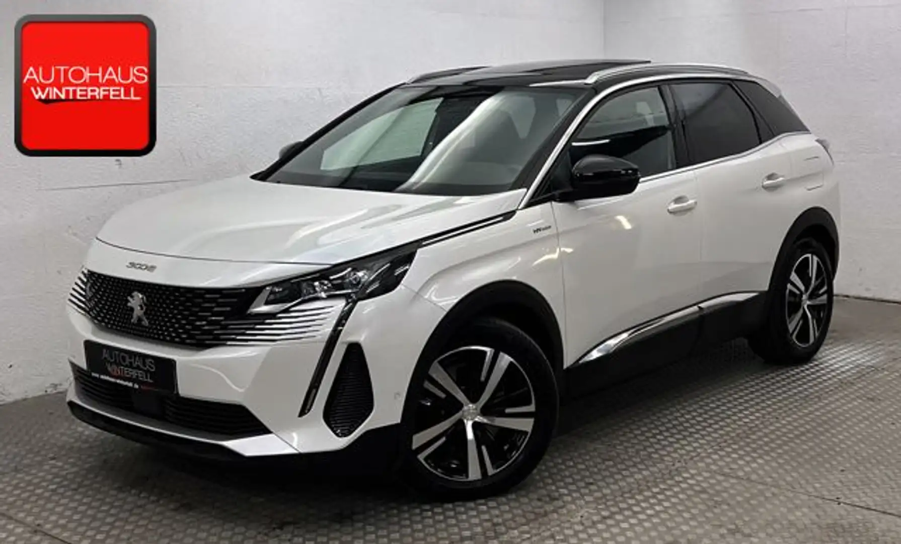 Peugeot 3008 Plug-In Hybrid 225 e-EAT8 GT PANO+MEMORY+ Weiß - 1