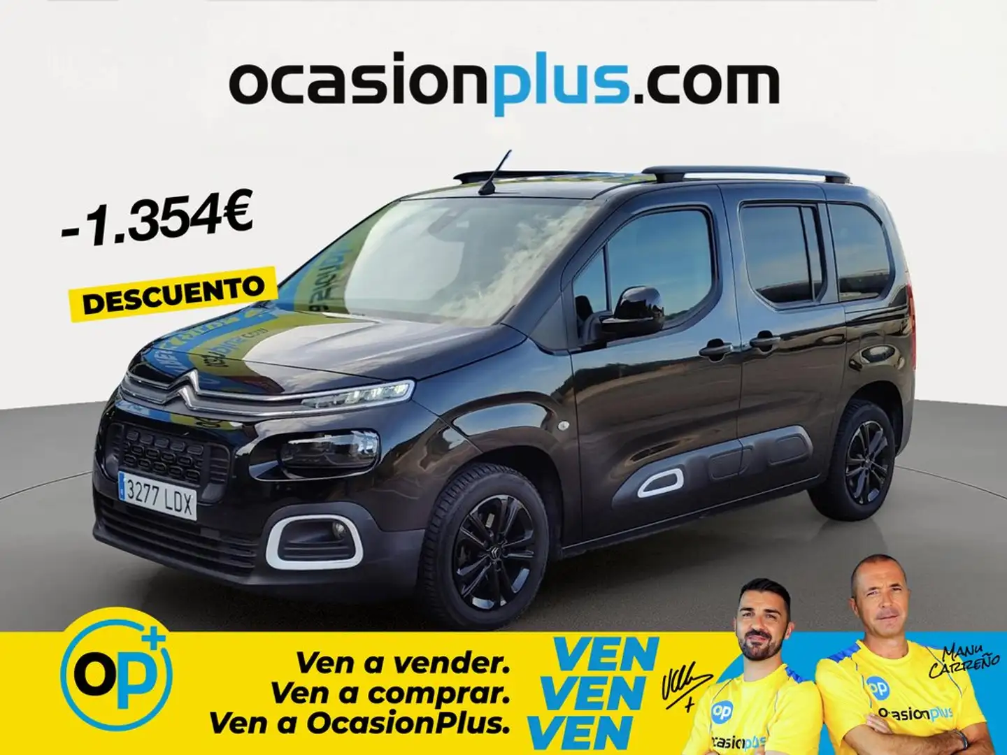 Citroen Berlingo BlueHDi S&S Talla M Feel 100 Negro - 1