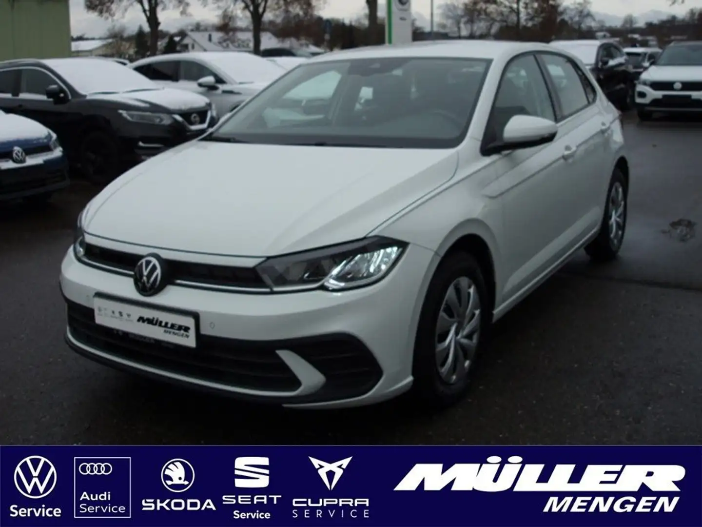 Volkswagen Polo VI Life 1,0 TSI 6 Gang KLIMA/TEL/PDC/LED Blanc - 1