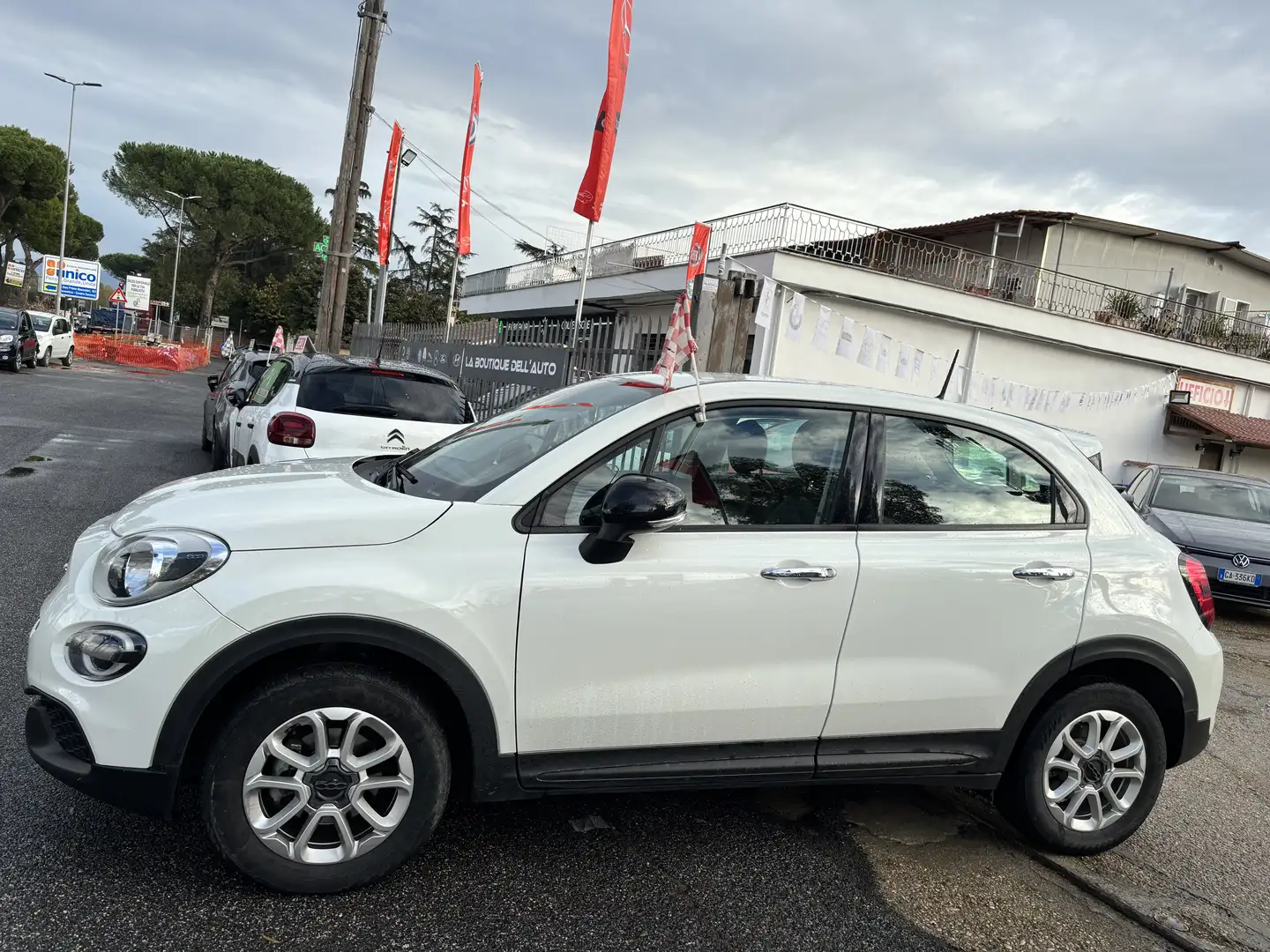 Fiat 500X 2019 1.3 mjt Urban  95cv NEOPATENTATI E6 TEMP. Blanco - 1