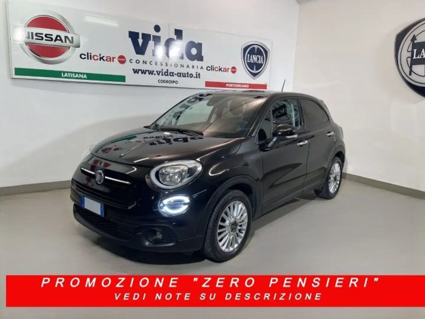 Fiat 500X 1.3 MultiJet 95 CV Connect Noir - 1