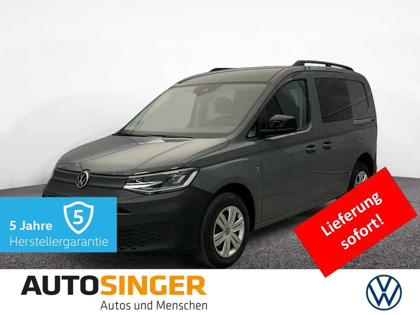 Volkswagen Caddy Cargo Flexible 2.0 TDI DSG AHK*CAM*2-ZON*LED*SHZ Grau - 1
