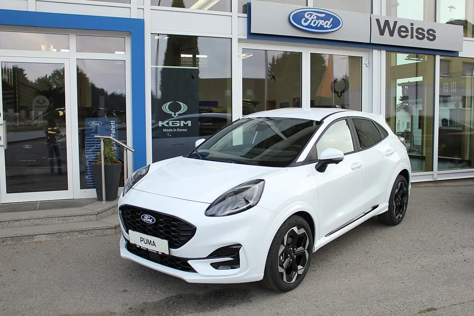 Ford Puma 1,0 EcoBoost Hybrid ST-Line X Weiß - 1