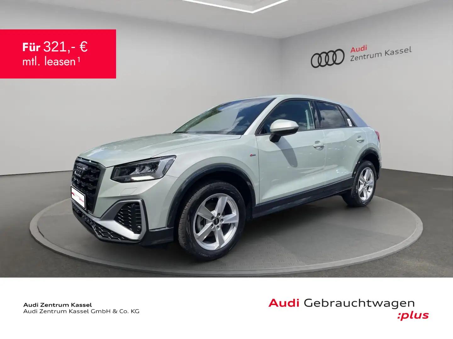 Audi Q2 30 TFSI S line LED PDC AHK CarPlay Zilver - 1